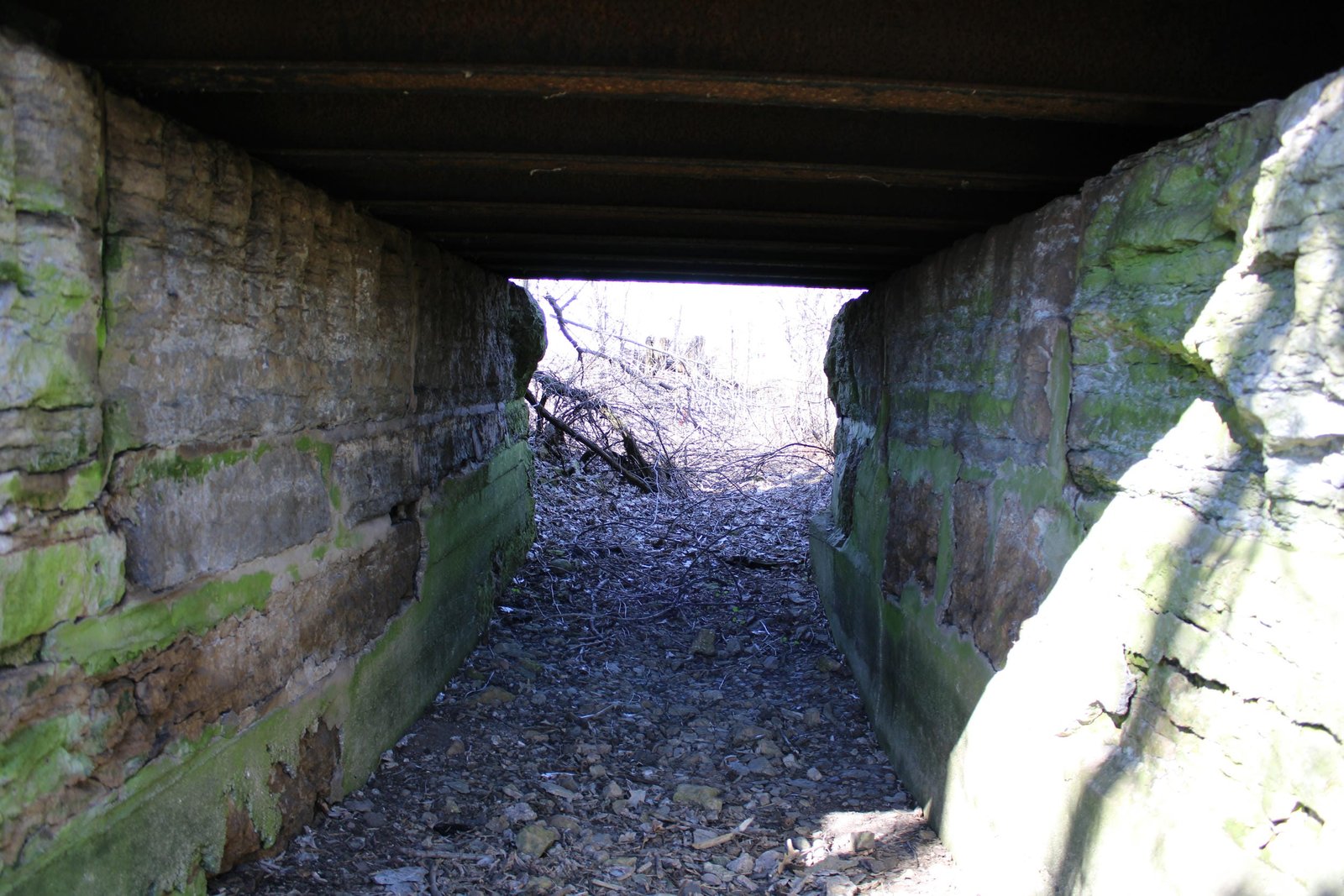 Under bridge